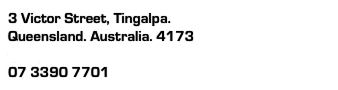 3 Victor Street, Tingalpa.
Queensland. Australia. 4173
qil@qil.net.au
07 3390 7701